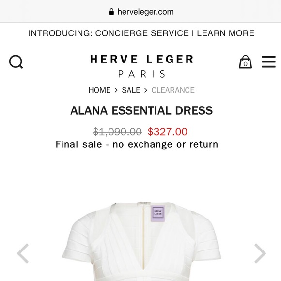 HERVE LEGER DRESS - Picture 7 of 8